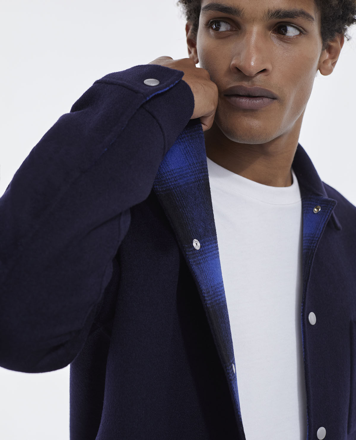 Wool navy jacket outlet