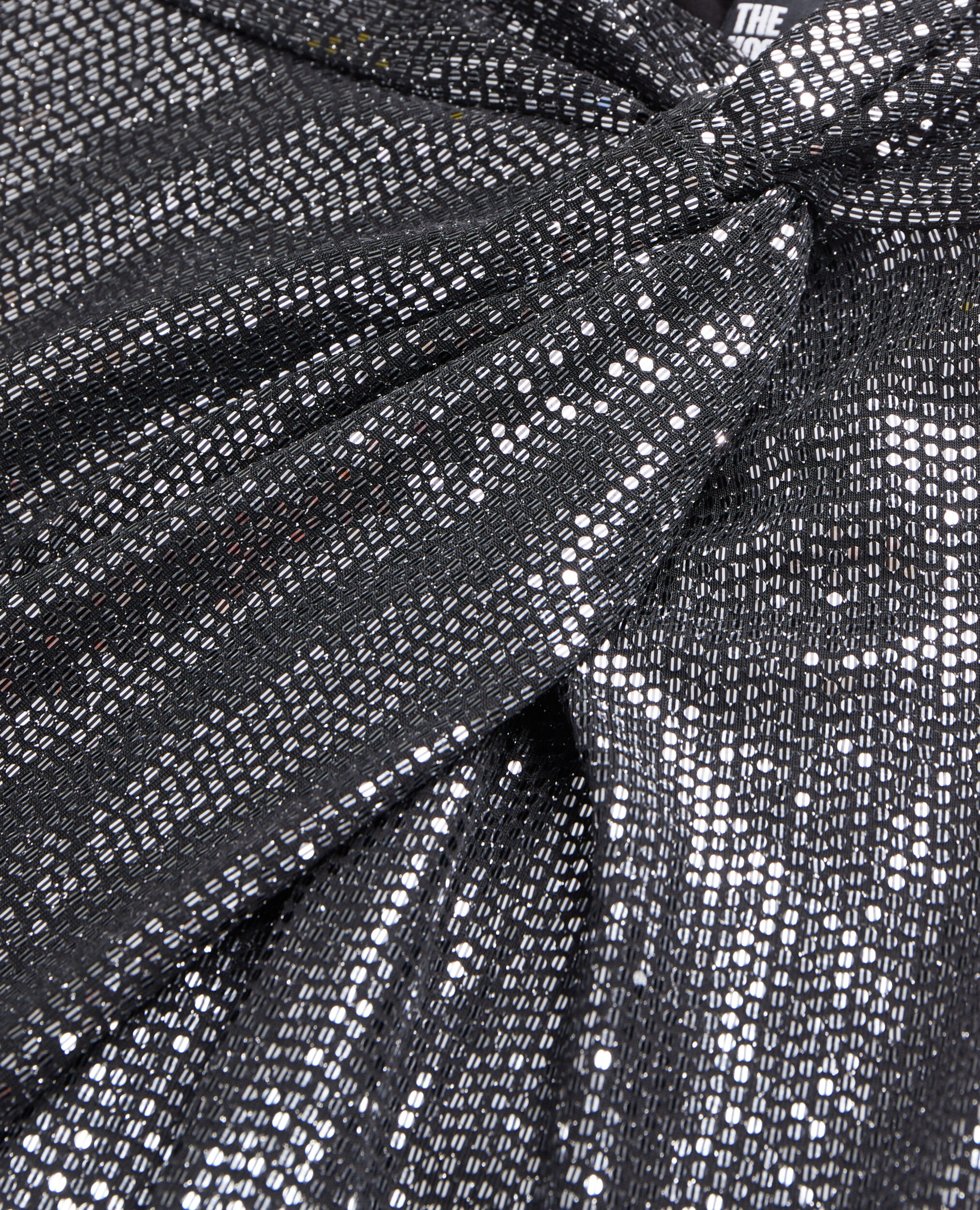 Metallic mid-length skirt, SILVER, hi-res image number null