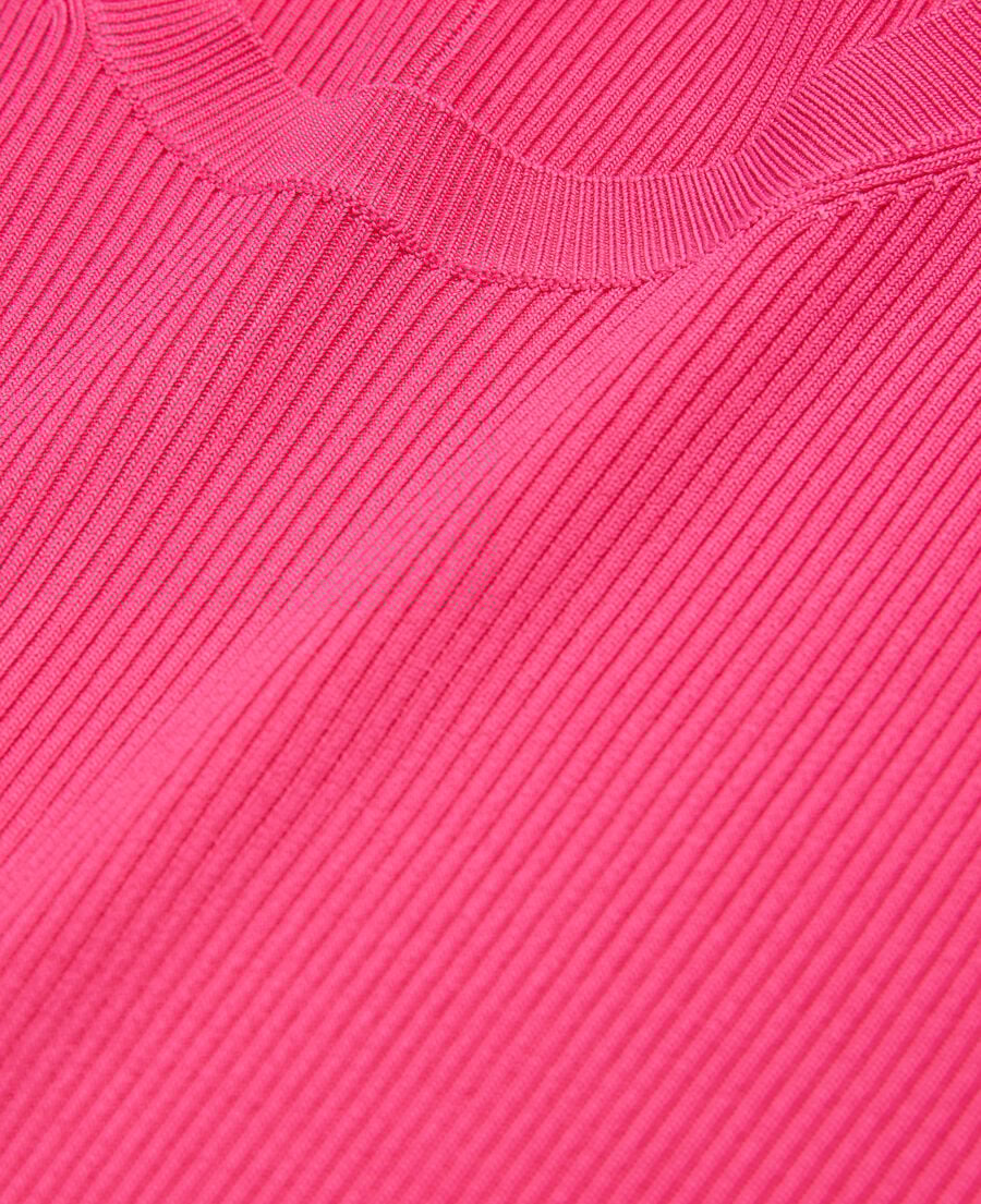 The Kooples DAMEN PINK rosa pullover mit rundhalsausschnitt