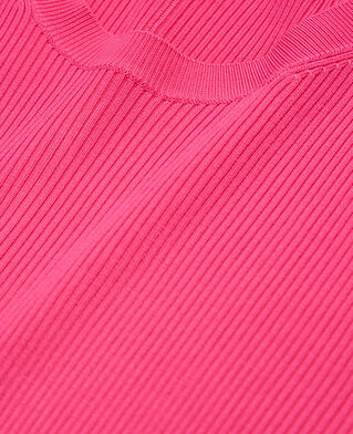 The Kooples DAMEN PINK rosa pullover mit rundhalsausschnitt