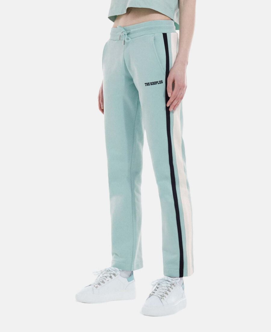 The Kooples FEMME BLUE / GREY jogging logo the kooples bleu