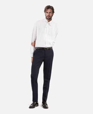 The Kooples HERREN NAVY anzughose flohfuß blau