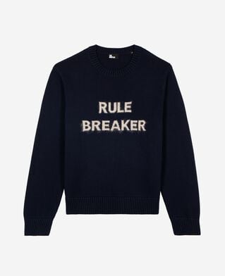 The Kooples H BLUE rule breaker navy sweater