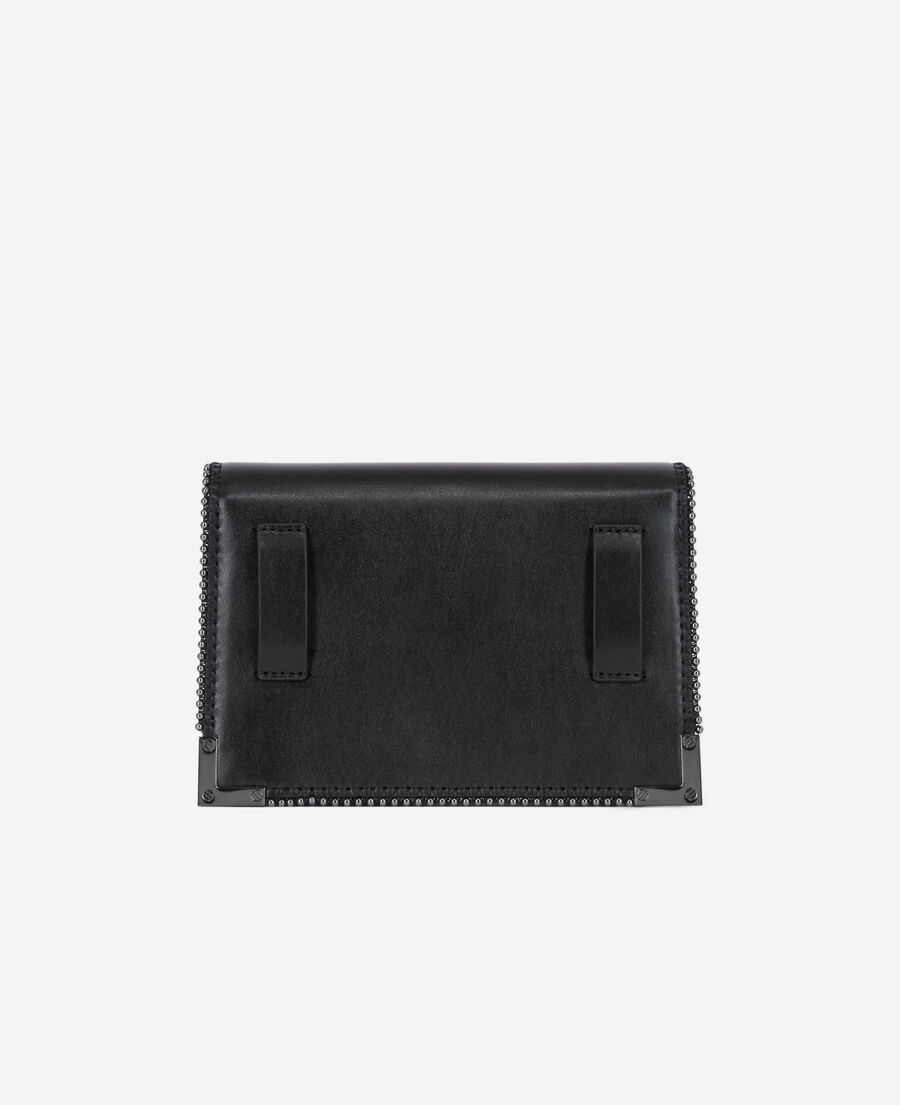 emily belt en cuir noir