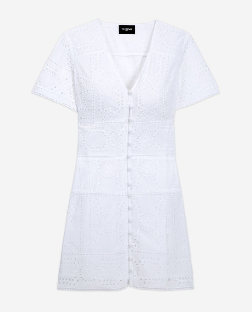 The Kooples DAMEN WHITE kurzes kleid weiß
