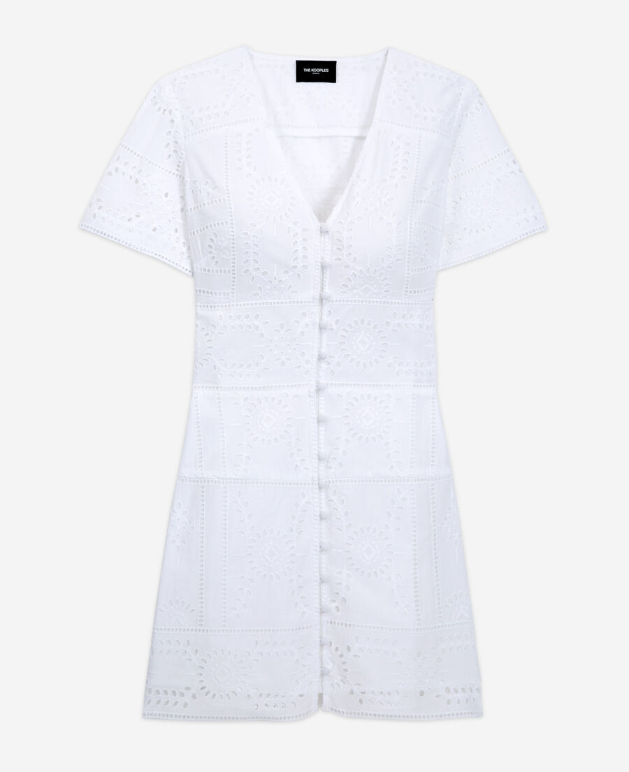 The Kooples DAMEN WHITE kurzes kleid weiß