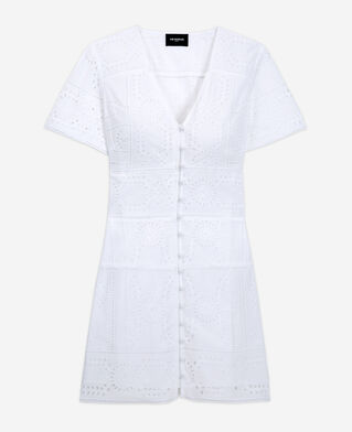 The Kooples DAMEN WHITE kurzes kleid weiß