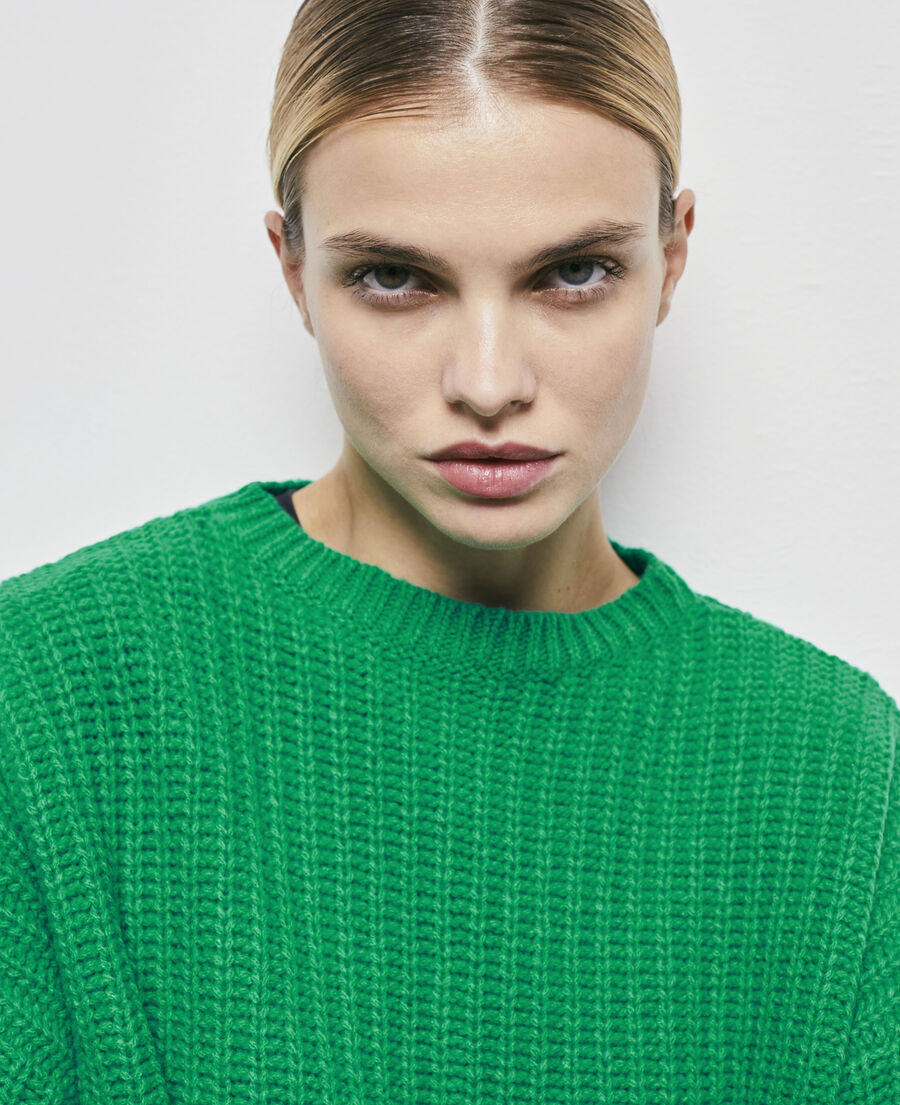jersey lana verde