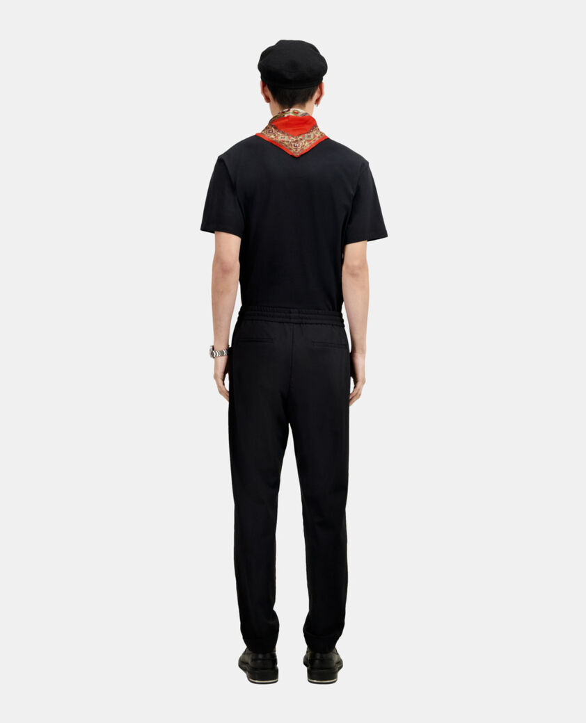 The Kooples MEN BLACK black flannel trousers