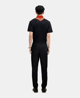 The Kooples HERREN BLACK schwarze hose aus flanell