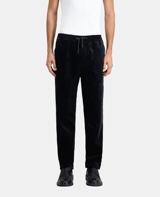 The Kooples MEN BLACK black corduroy trousers