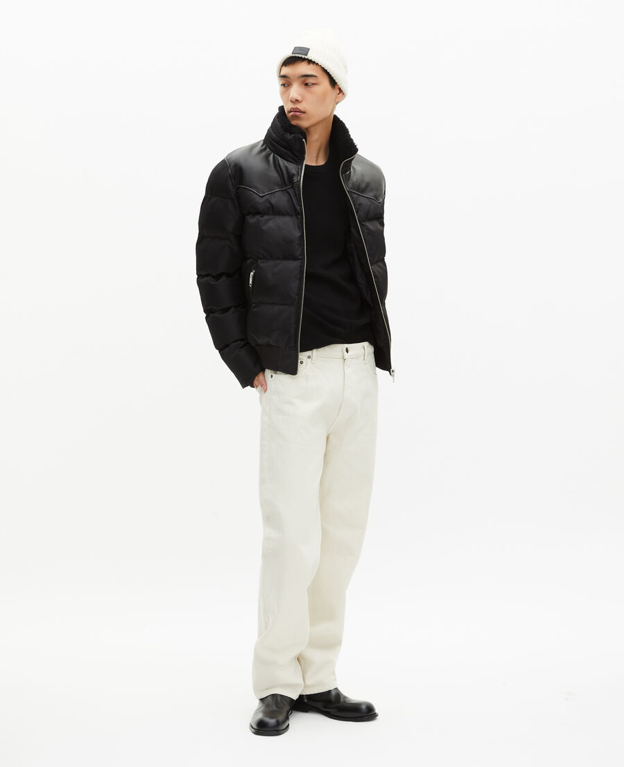 The Kooples HOMME BLACK doudoune à traitement déperlant noire