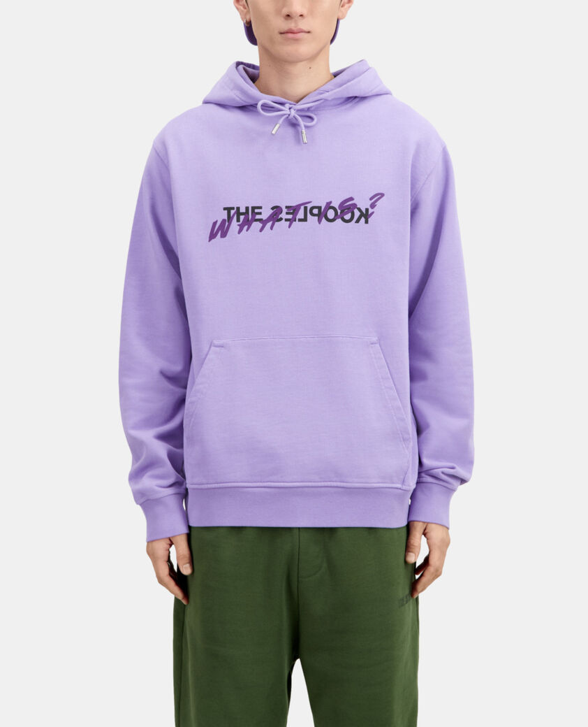 The Kooples HOMME LIGHT PURPLE sweatshirt à capuche what is mauve