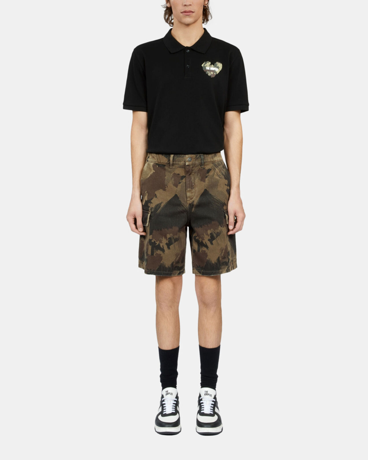 The Kooples MEN CAMOUFLAGE camouflage cargo shorts