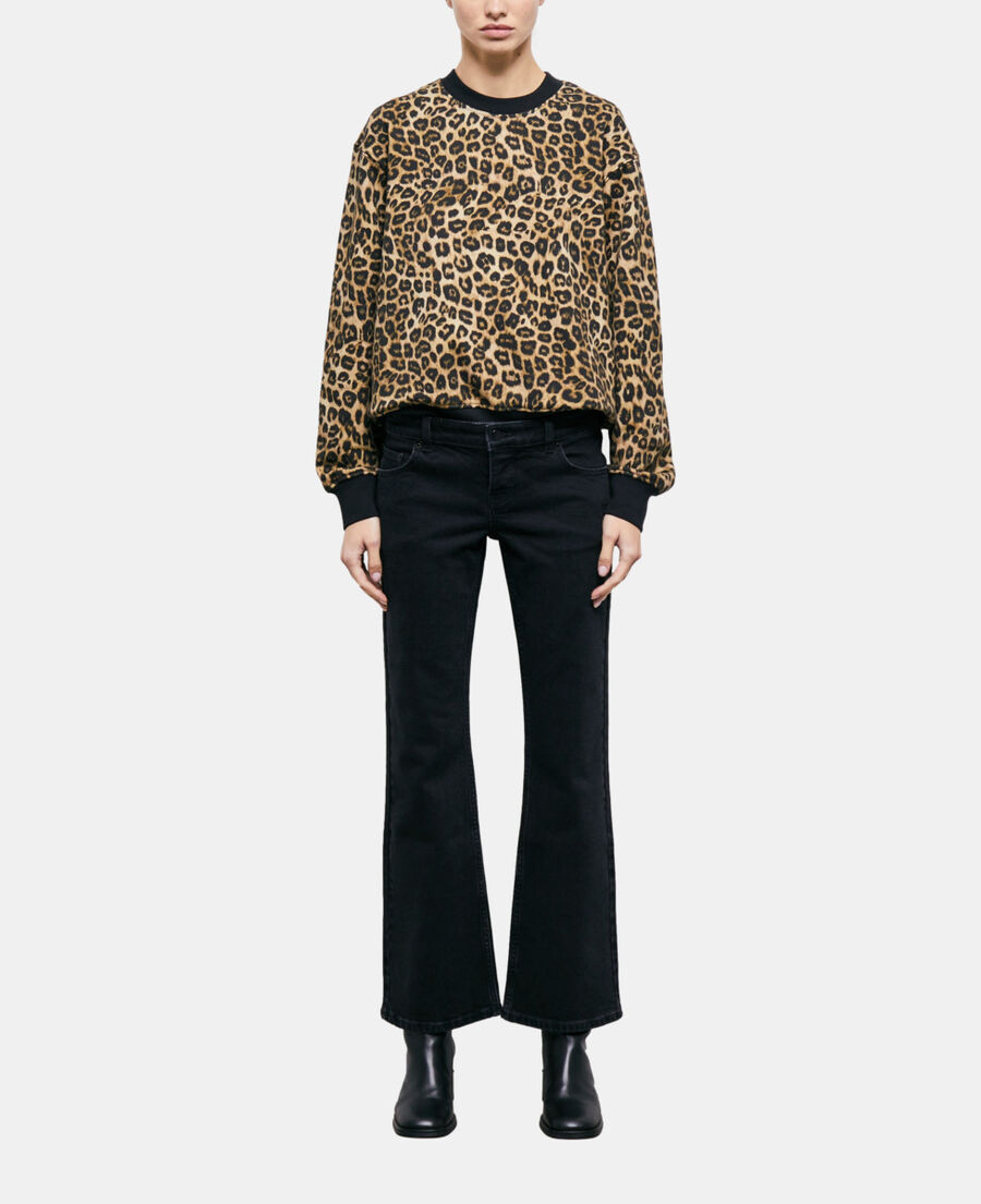 schwarze bootcut-jeans