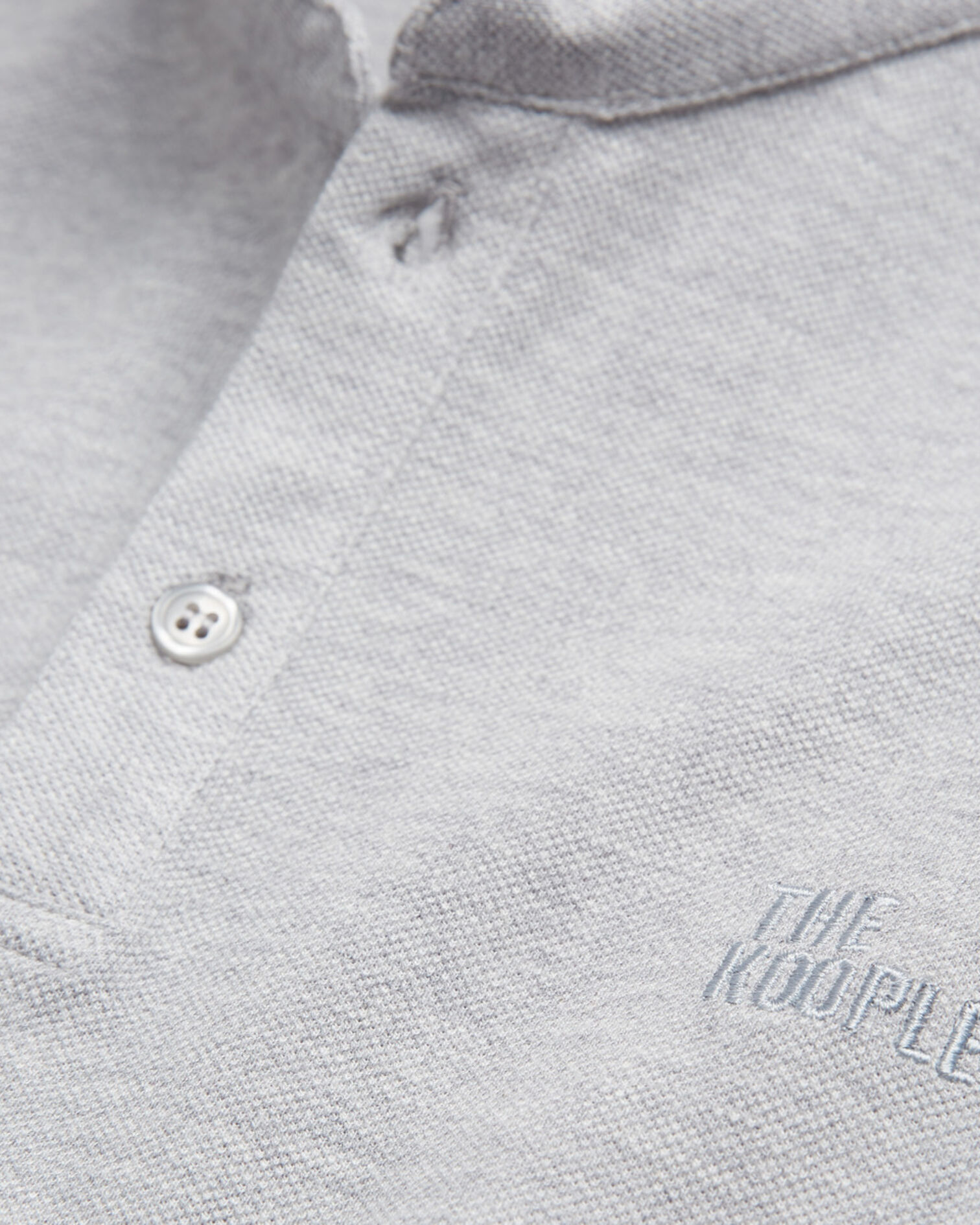 Gray polo, GREY MELANGE, hi-res image number null
