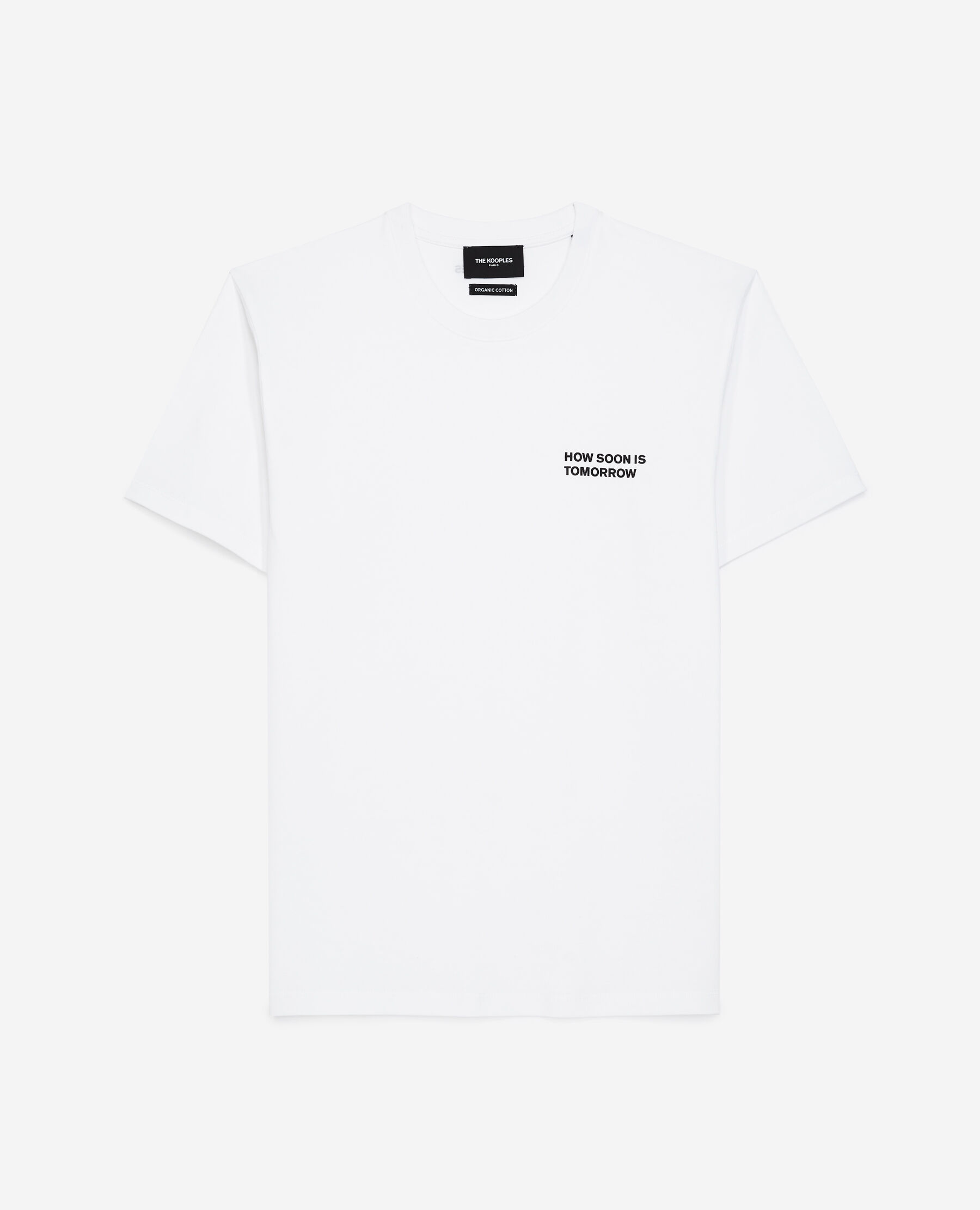 Grey t shirt with white writing sale