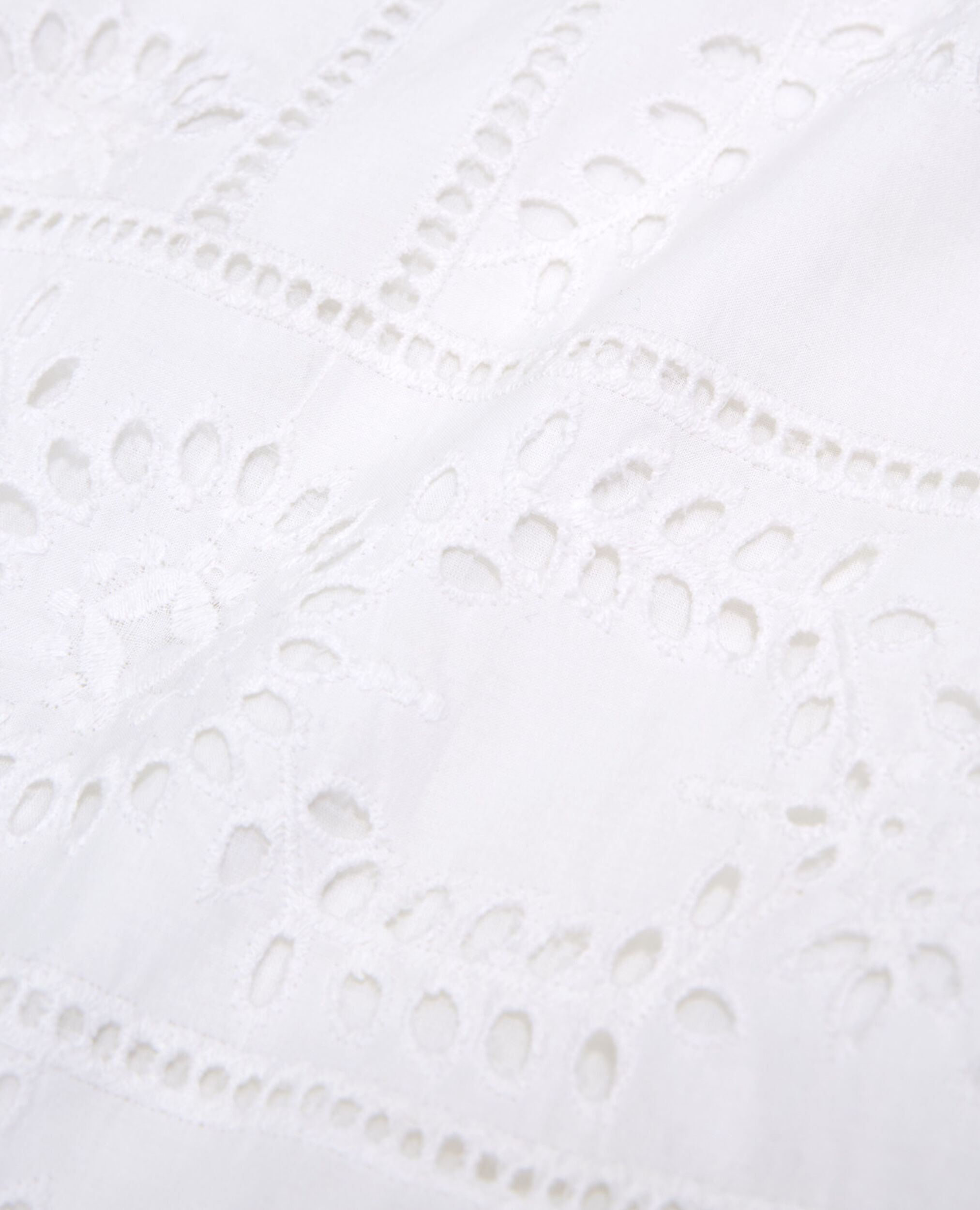 Kurzes weißes Kleid mit Stickerei, WHITE, hi-res image number null