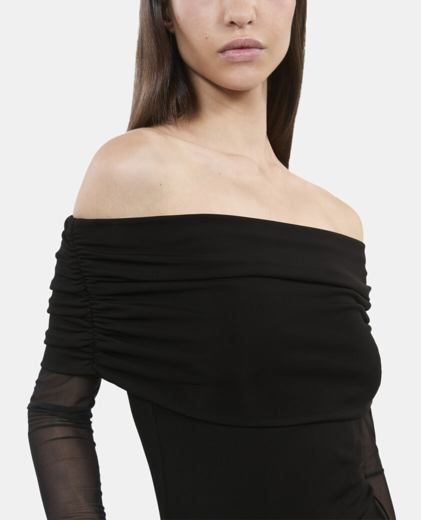 The Kooples WOMEN BLACK black jersey top