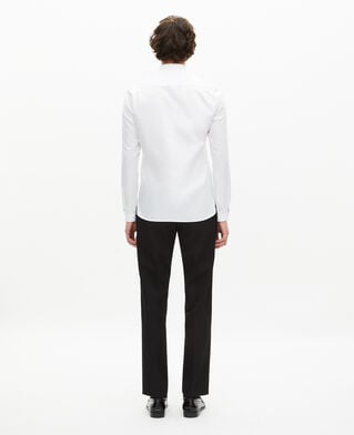 The Kooples MEN WHITE white shirt with officer collar