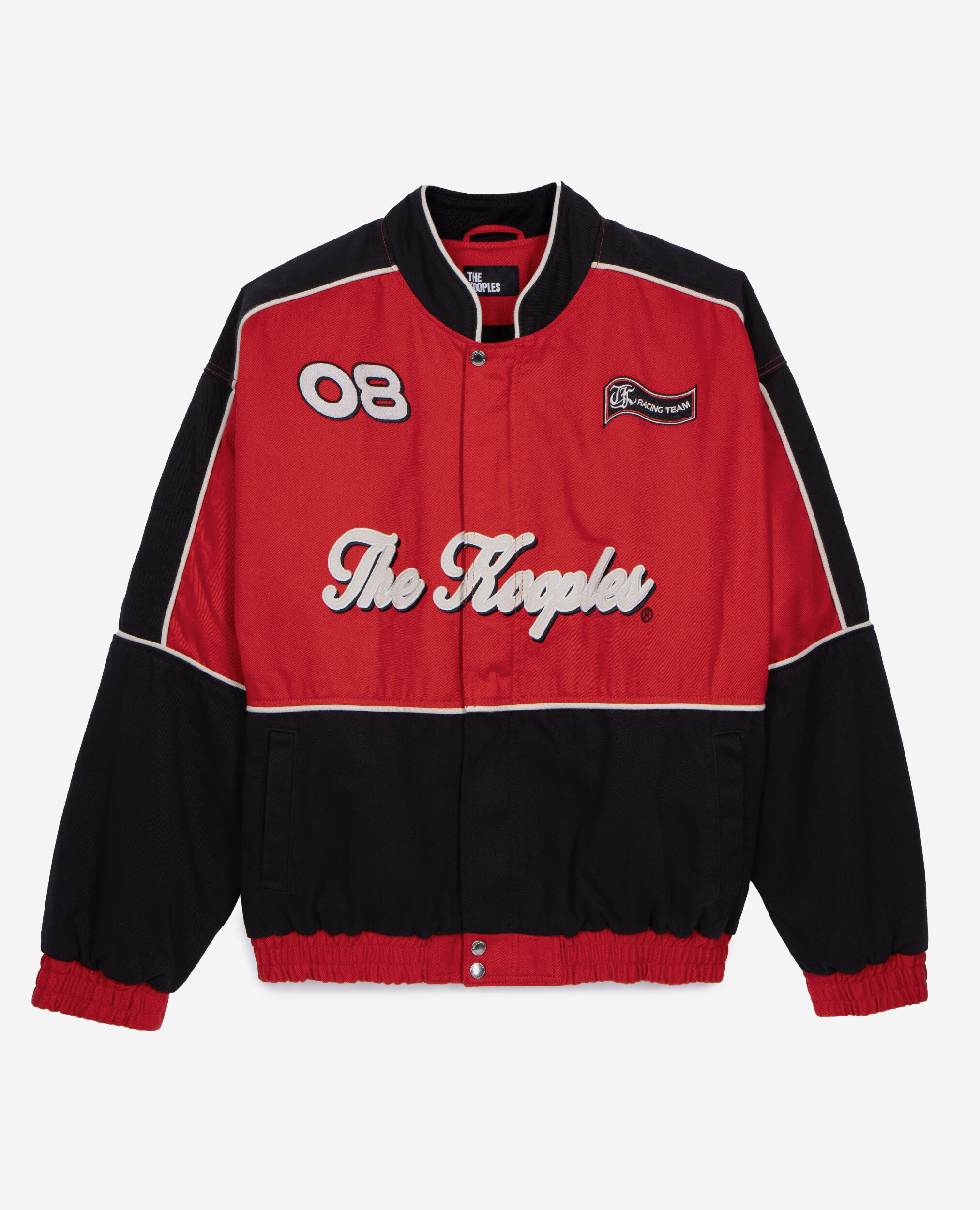 Black and red racing jacket | The Kooples US