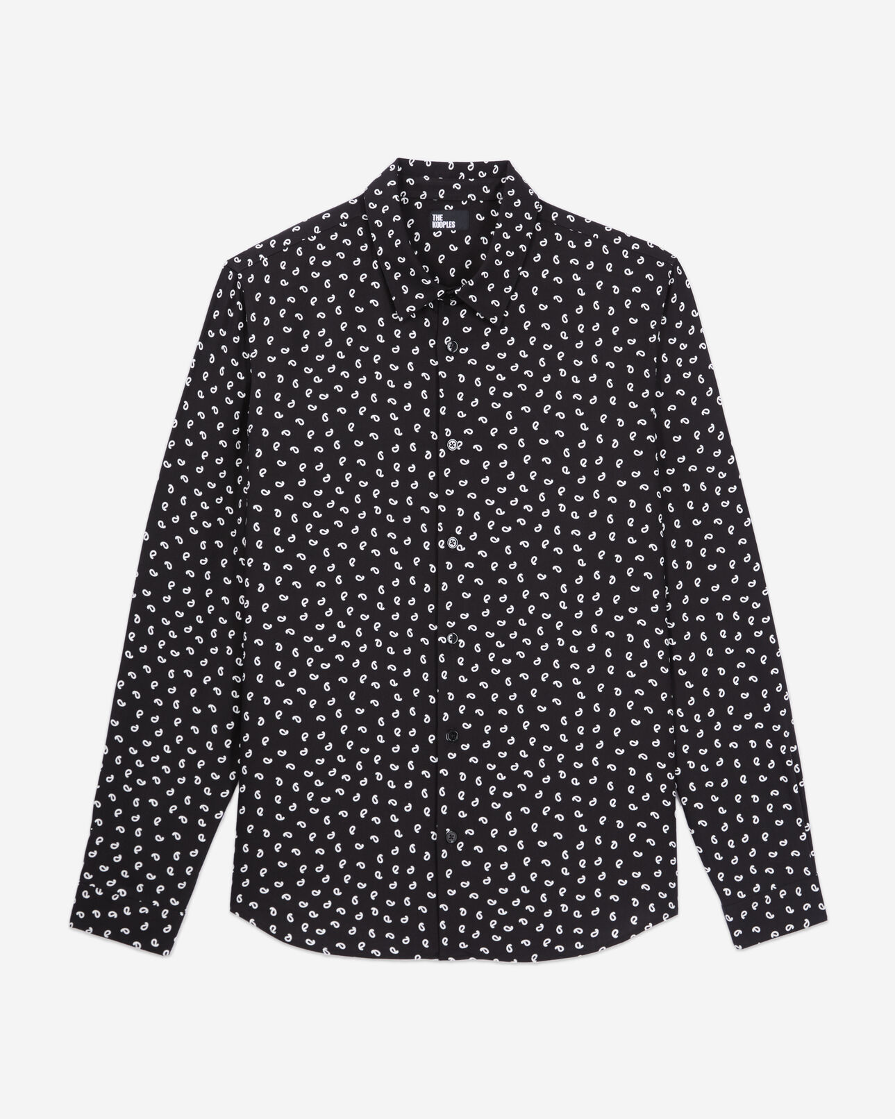 The Kooples HOMBRE BLACK WHITE camisa estampada