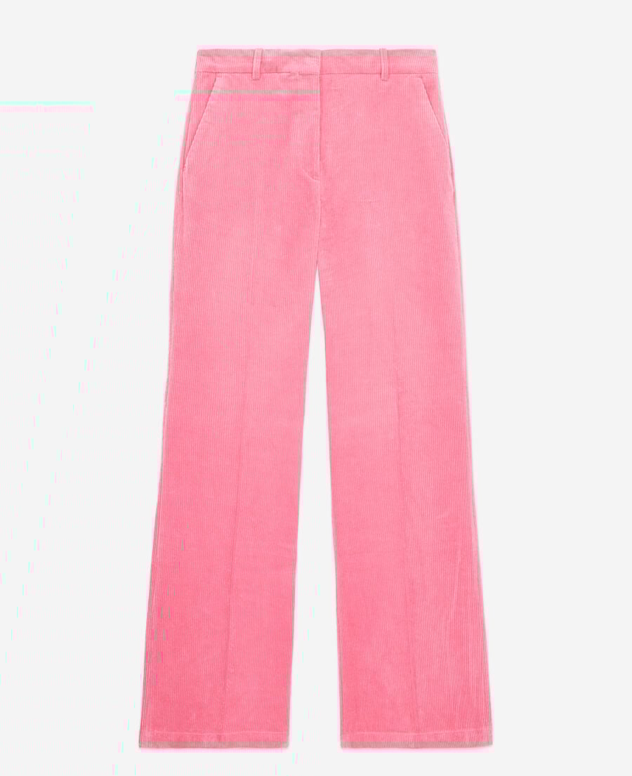 The Kooples WOMEN OLD PINK pink corduroy trousers