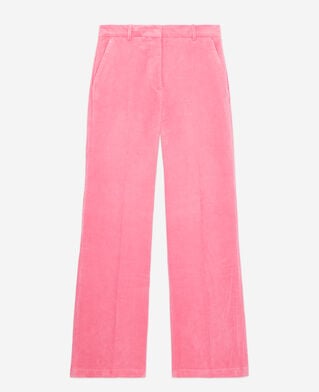 The Kooples WOMEN OLD PINK pink corduroy trousers
