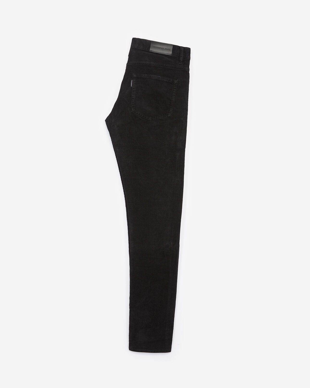 The Kooples MEN BLACK black corduroy jeans with tack buttons