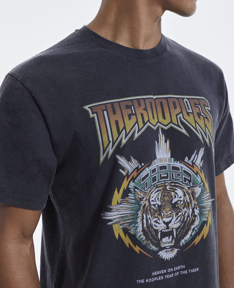 t-shirt tigre rock