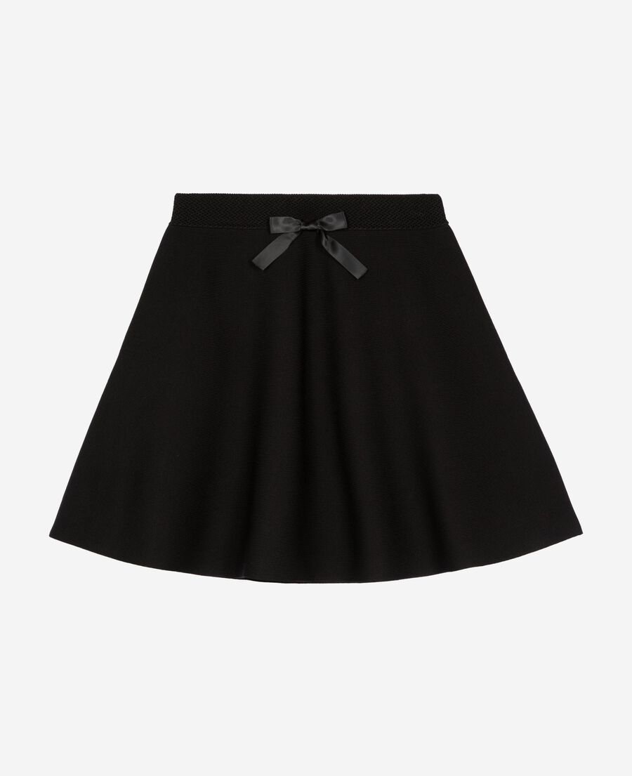 The Kooples WOMEN BLACK short black mesh skirt