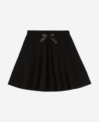 The Kooples WOMEN BLACK short black mesh skirt
