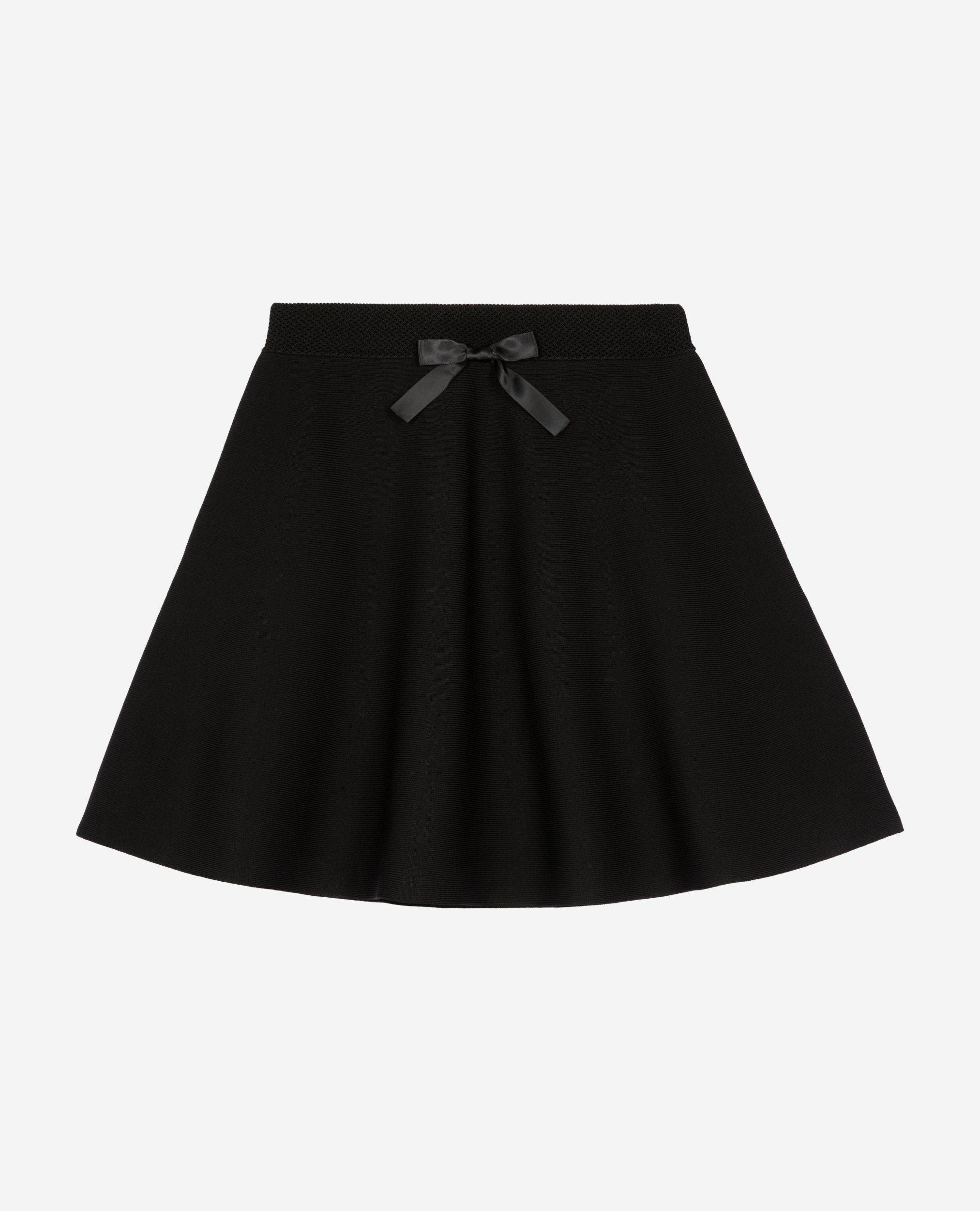 Short black mesh skirt, BLACK, hi-res image number null