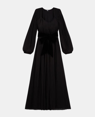 The Kooples WOMEN BLACK long black dress