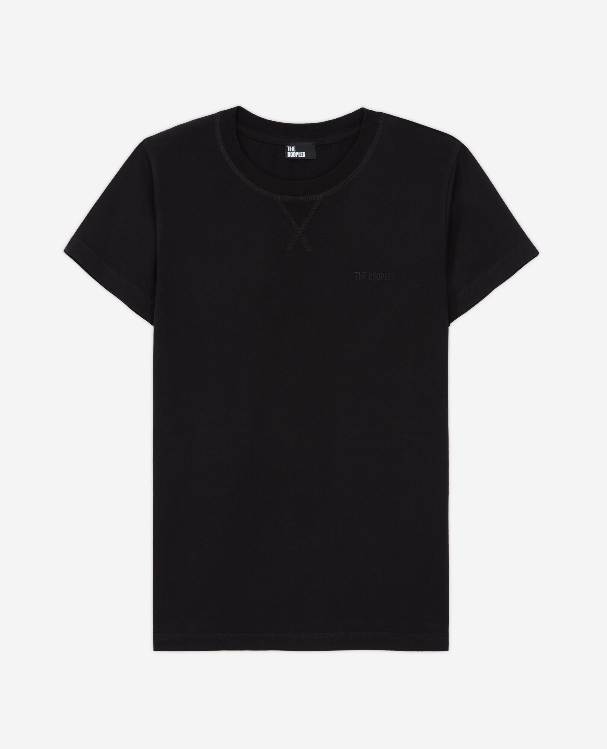 T-shirt Femme logo The Kooples noir, BLACK, hi-res image number null