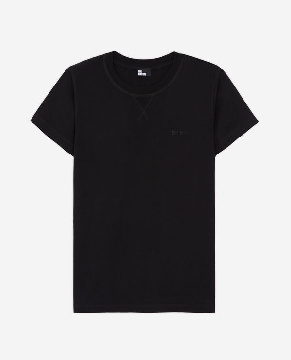 women's the kooples black logo t-shirt