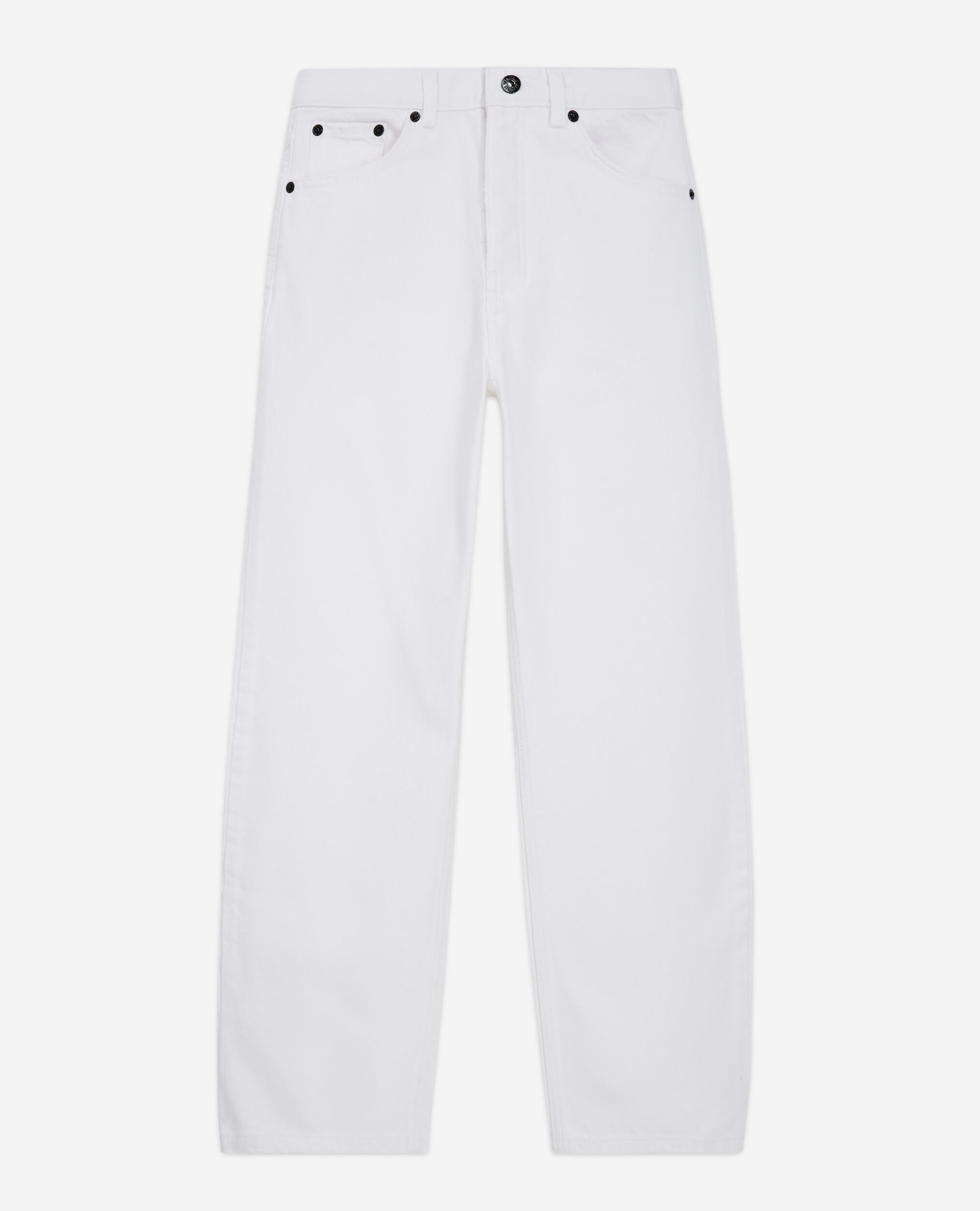 Weiße Jeans mit geradem Bein, WHITE, hi-res image number null