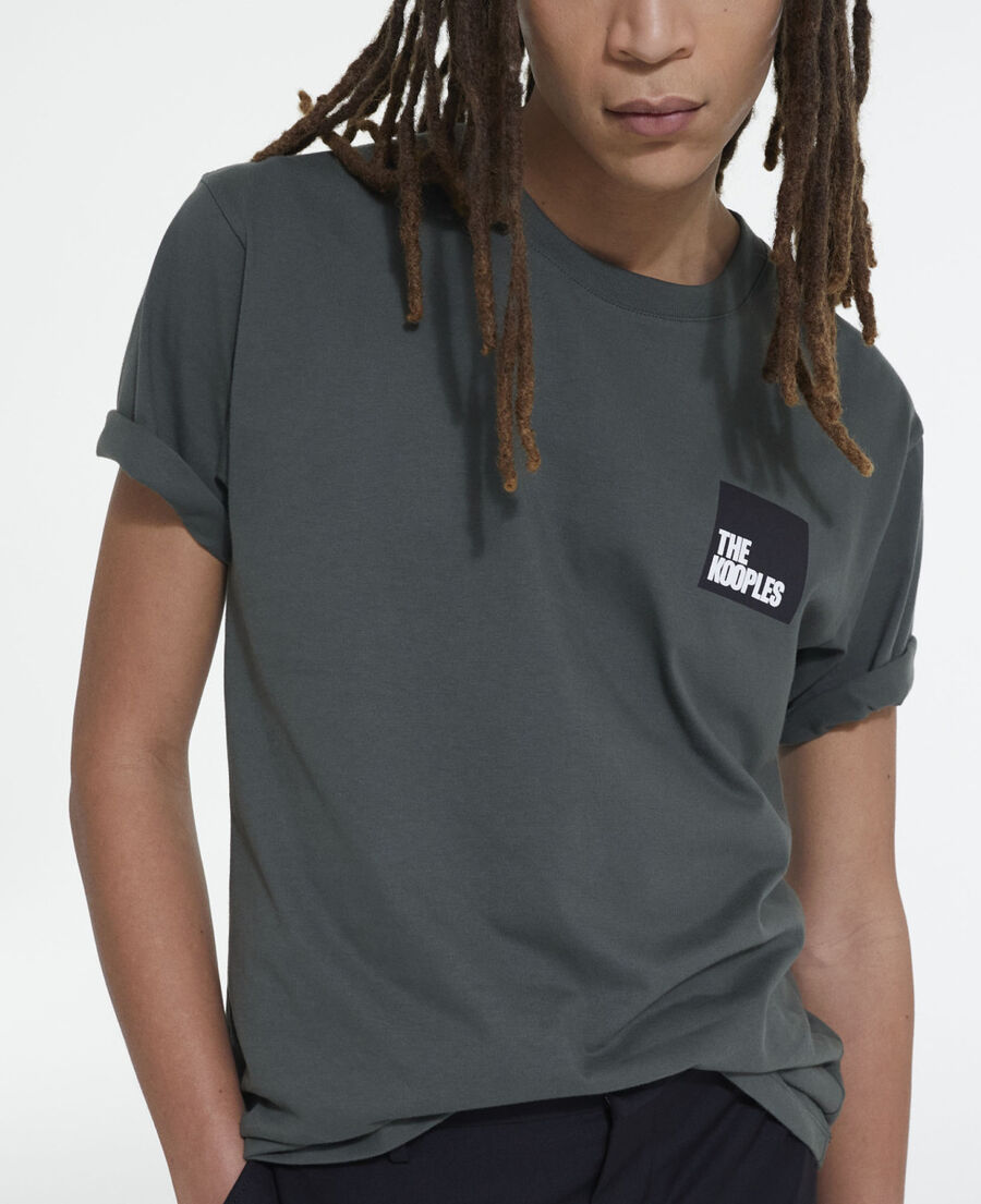 green t-shirt
