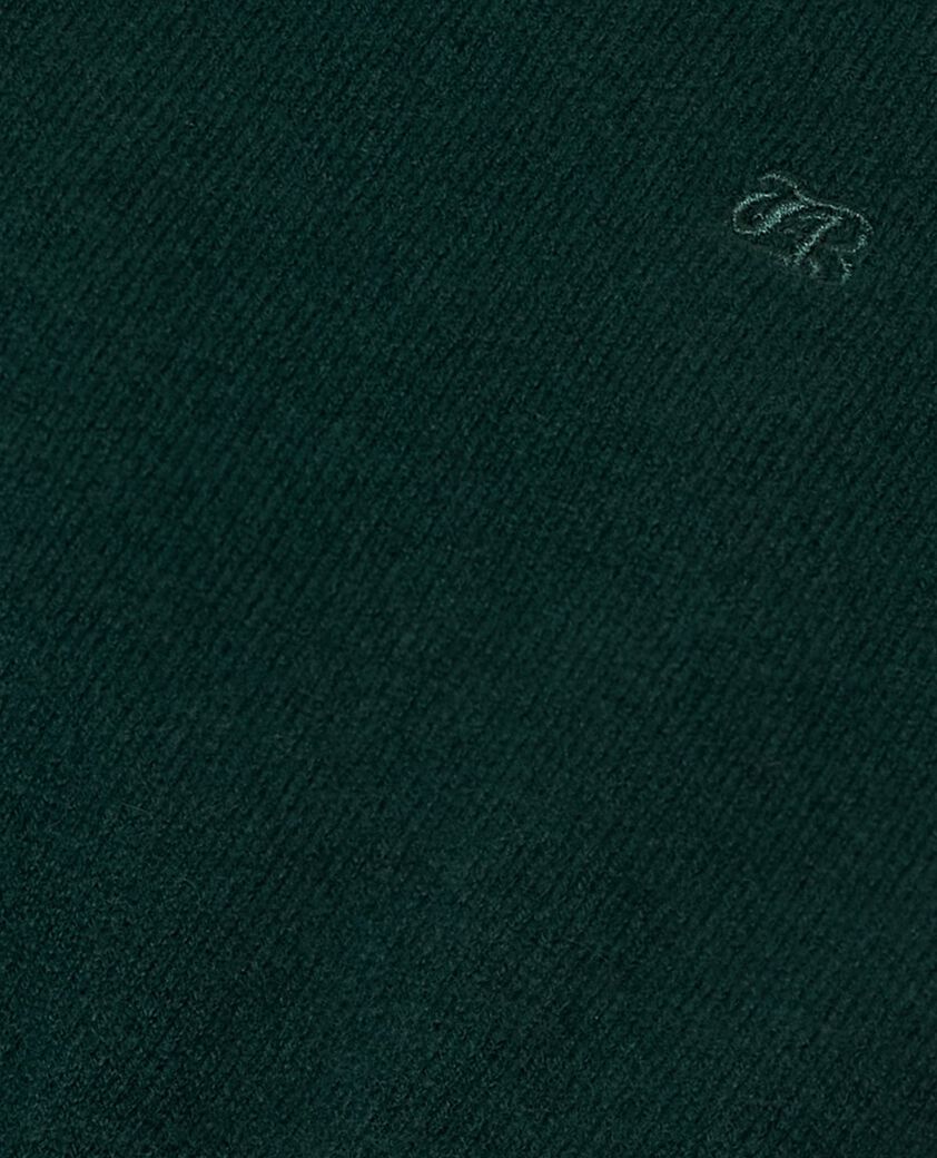 The Kooples HERREN BOTTLE GREEN pullover mit rundhalsausschnitt aus dunkelgr&uuml;nem kaschmir