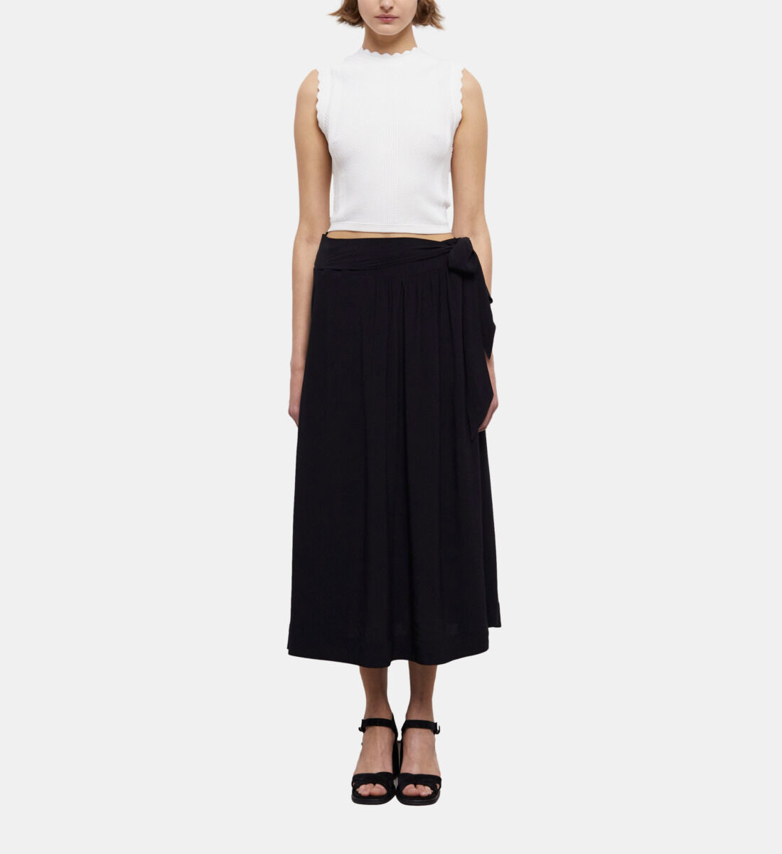 Jupe longue noire The Kooples France