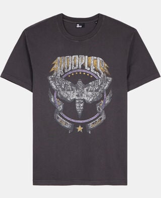 The Kooples HOMME CARBONE t-shirt avec s&eacute;rigraphie gris