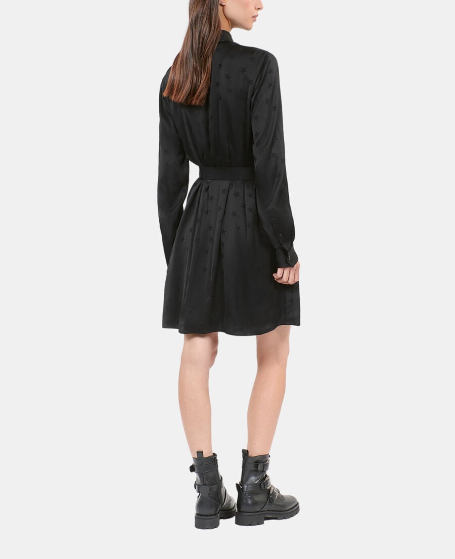 The Kooples F BLACK short black jacquard dress