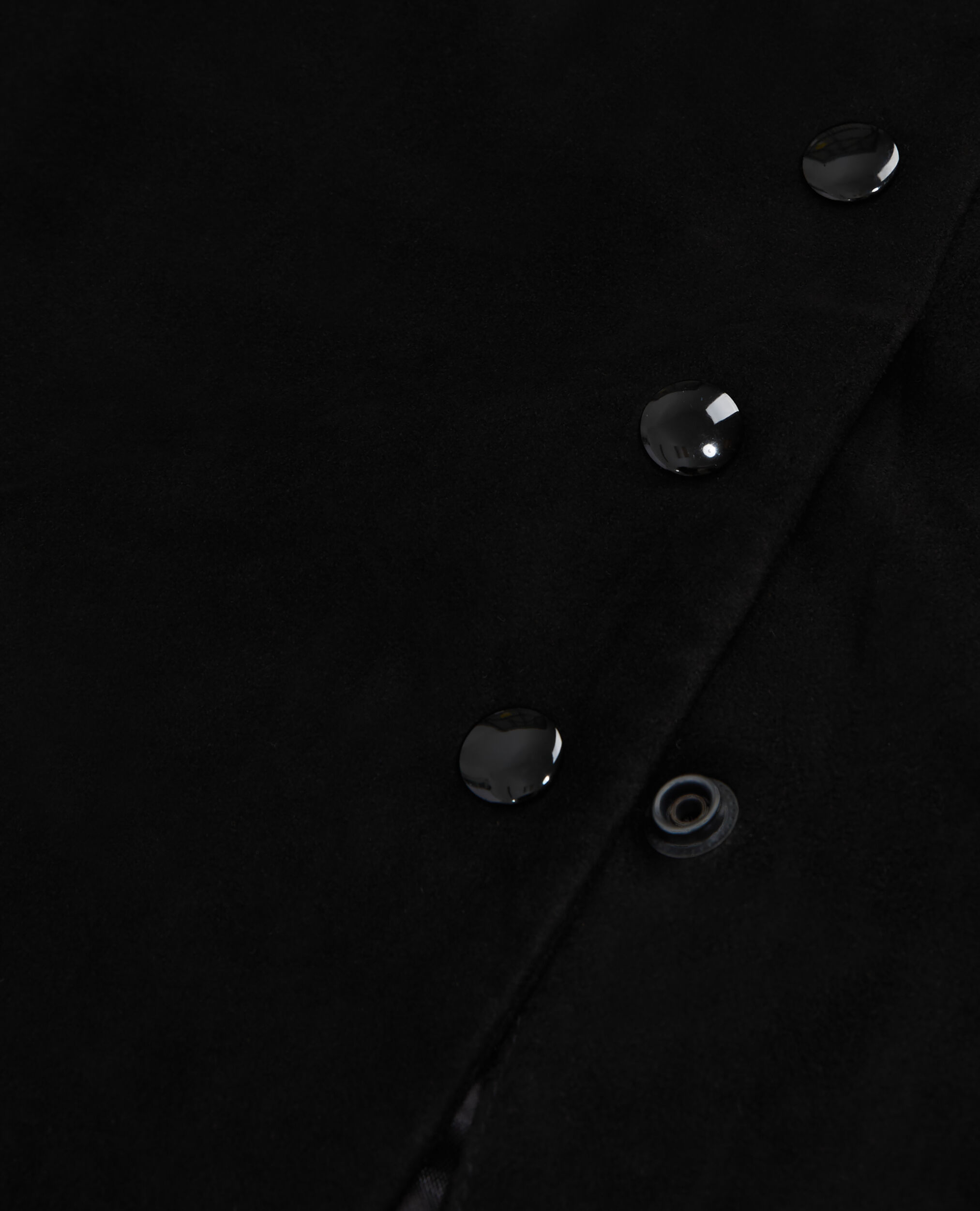 Robe en cuir noire, BLACK, hi-res image number null