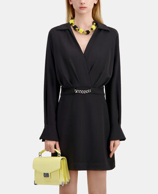 The Kooples F LIGHT YELLOW small emily bag in yellow leather