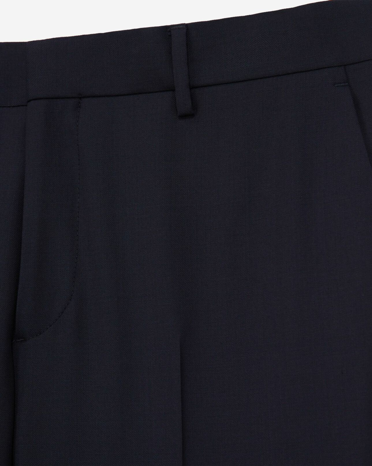 The Kooples HOMBRE DARK NAVY pantalones de traje de lana azul de corte entallado