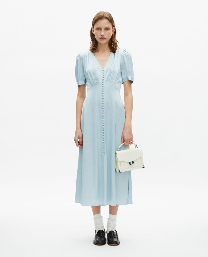 The Kooples FEMME WHITE sac emily small en cuir grainé blanc