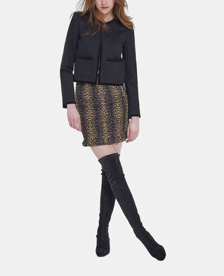 The Kooples FEMME LEOPARD jupe courte l&eacute;opard