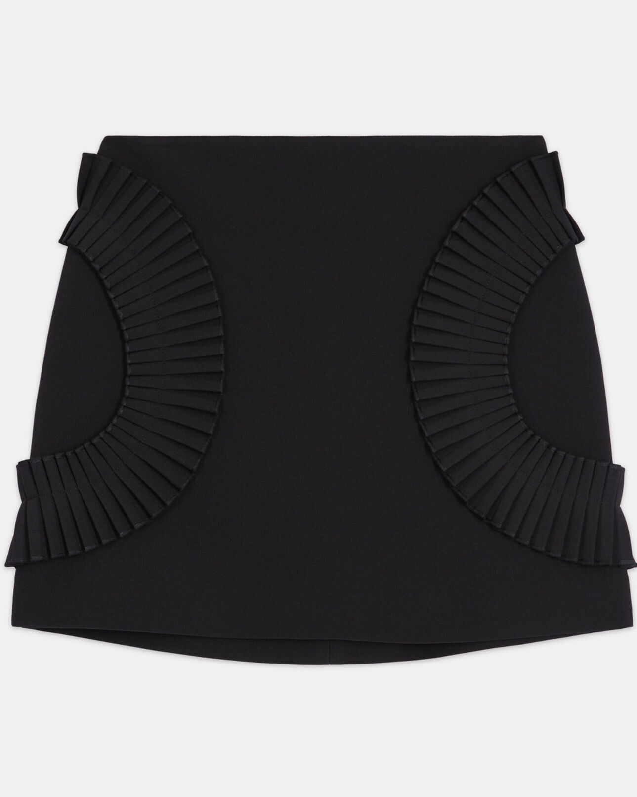 The Kooples WOMEN BLACK short black skirt