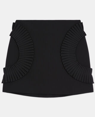 The Kooples FEMME BLACK jupe courte noire