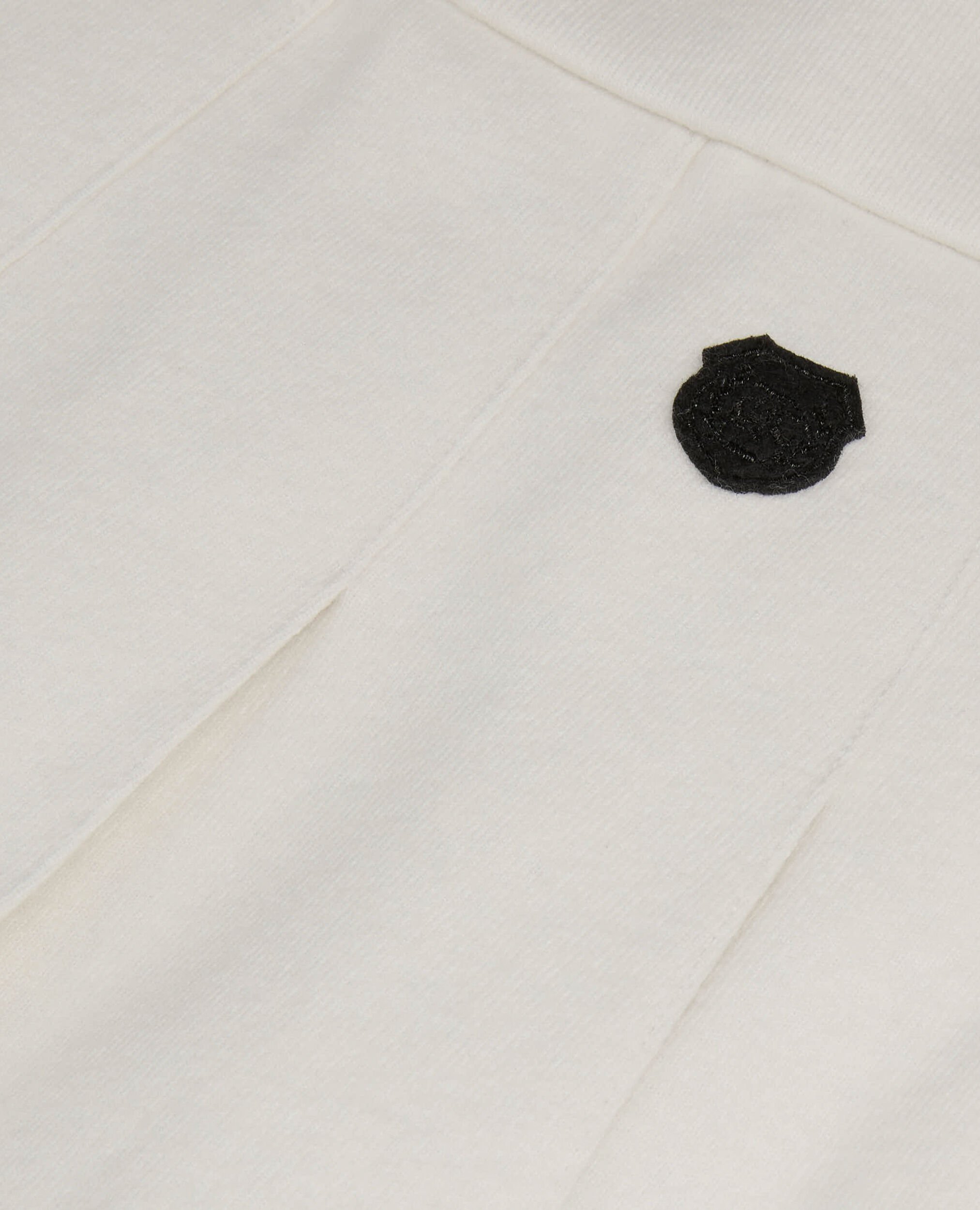 Short ecru pleated skirt, ECRU, hi-res image number null